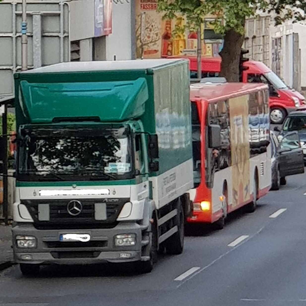 Warten Richtung Kürten